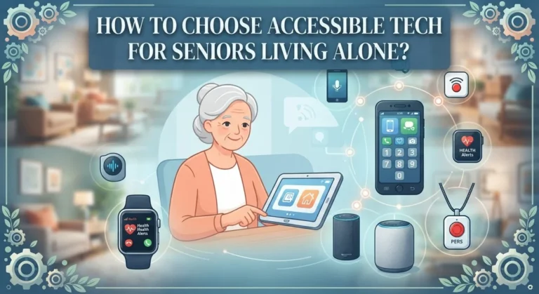How to Choose Accessible Tech for Seniors Living Alone?