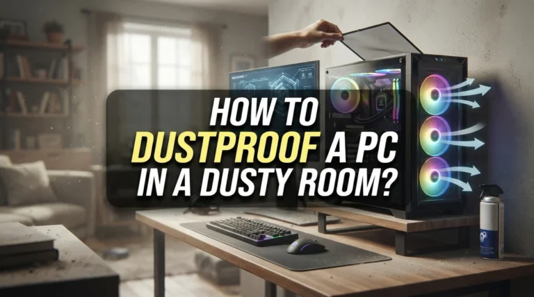 How to Dustproof a PC in a Dusty Room?