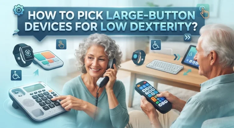 How to Pick Large-Button Devices for Low Dexterity?