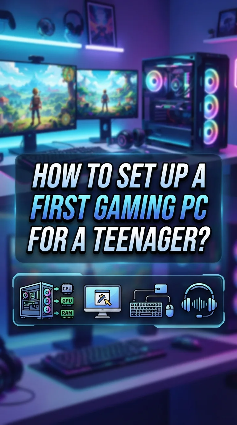 How to Set Up a First Gaming PC for a Teenager?