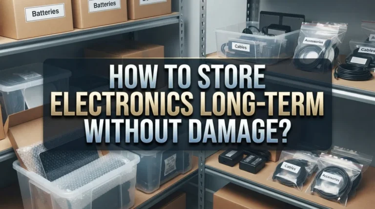 How to Store Electronics Long-Term Without Damage?